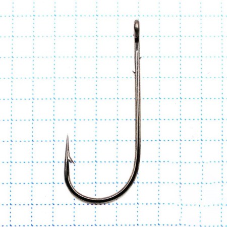 The hook KOI Round Bend Worm, size 30 int, color BN, 10 pcs.