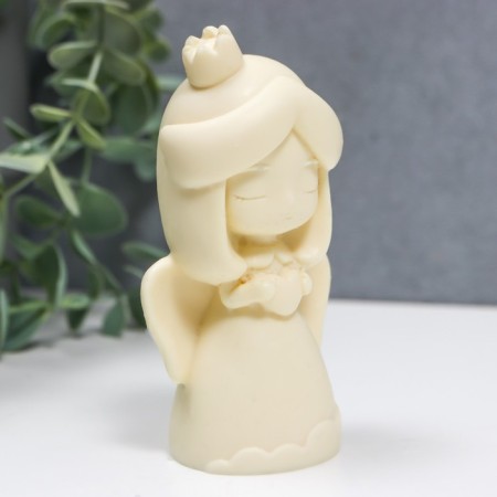 Mold Silicon "Princess with a heart" 9.5x5.3x3.7 cm mix-4