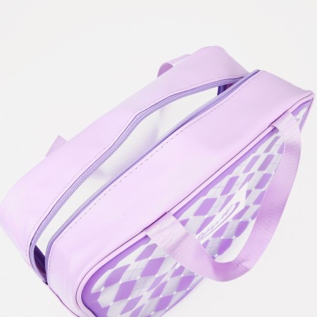 Lightning cosmetic bag, lilac color-2