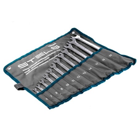 Набор ключей комбинированных STELS 15284, антислип, 6-22 мм, 12 шт.-1