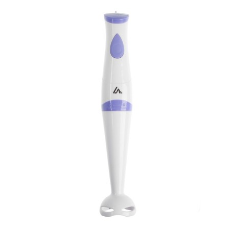 Luazon LBR-23 blender, submersible, 250 watts, 1 speed, white-violet