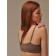 Top female with cup, size XL, color Wood