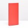 Gift box for chocolate tiles, with a window, red, 17 x 8 x 1.4 cm
