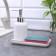 A set of household sponge with a cleaning layer of the Super Dilan, 10 × 7 × 2.5 cm, 5 pcs