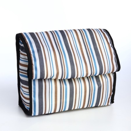 Folding bag on Velcro, 2 wheels, colorful color-3