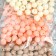 A set of beads for creativity plastic "Coffee, cream and marshmallows" d = 0.8 cm 4 colors x 20 g