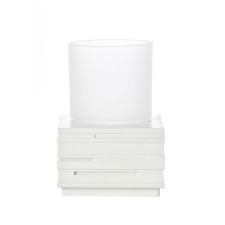 Brick glass, white color