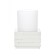 Brick glass, white color