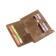 Cartholder, 2 departments, 7 pockets, brown dark pulp