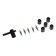 Set of motorists No. 1, 5 caps, plastic, 5 short spools, key