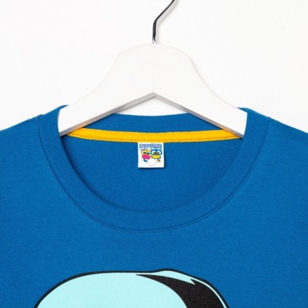 Sweatshirt for a boy, blue color, height 128 cm-6