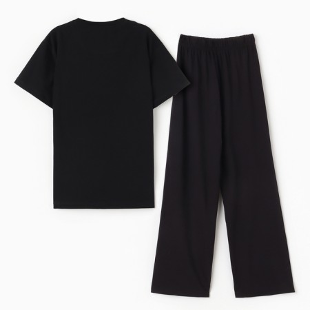 Pajama female (T -shirt and trousers) KAFTAN p. 40-42, black-9