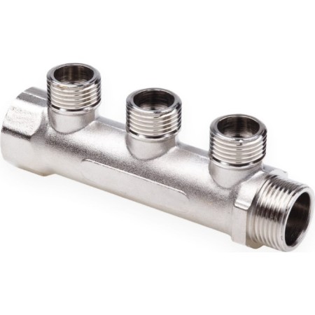 Aqualink threaded manifold, 3/4 "x 3/4" x 1/2 ", internal/outer thread, 3 outings-4