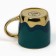 Ceramic mug “Everything will be fine”, 300 ml, green color