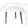 Comeric table "Queens", 700 × 730 × 480 mm, white color