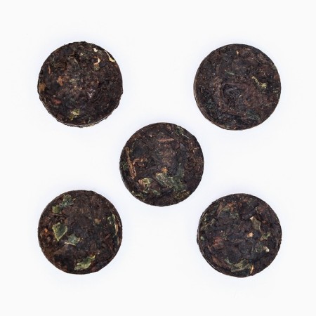 Chinese sustained tea "Shu puer" ball, Yunnan, 50 g (+ - 5 g) (set of 8 pcs), 2017-1