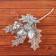 Decor "Winter Dreams" Lily, 20 cm, silver