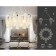 Crystal chandelier with Ambrella Light, Traditional, Tr5377, E14, Color Chrome