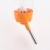 Animal drinkers, 500 ml, fastening-spring, orange
