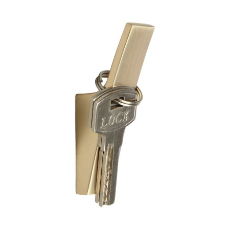 Furniture hook CAPPIO AspHODEL, one -rod, satin gold color-1