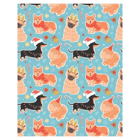 Pillow Golk "Dog party, decorative, size 16x45 cm-1