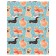 Pillow Golk "Dog party, decorative, size 16x45 cm