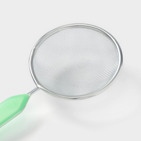 Sieve with the handle of the share "hostess", d = 10 cm, green color-2