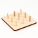 Geobord with wooden details and tasks "Mathematical tablet"