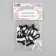 The hook is sewn in a braid, for outerwear, 35 × 12 mm, 5 pcs, black color