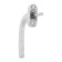 Aluminum handle, window, hermo agate, white color