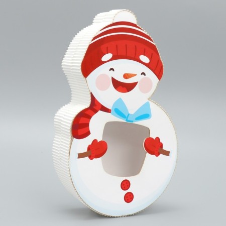Gift box "Snowman", 15.2 x 25.1 x 5 cm, New Year-2