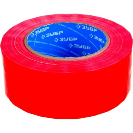 Reinforced tape "Zubble" Professional 12090-50-50, red, moisture-resistant, 48 mm x 45 m