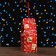 Gift Folding Box "Red Red" 9.5 x 9.5 x 25 cm