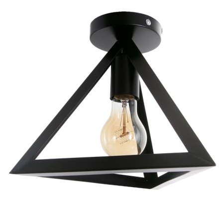 Lamp "Pyramid" 1HE27 40W Black 23x23x20 cm-3