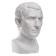 Gypsum figure famous people head Augustus, 26 x 28 x 48 cm