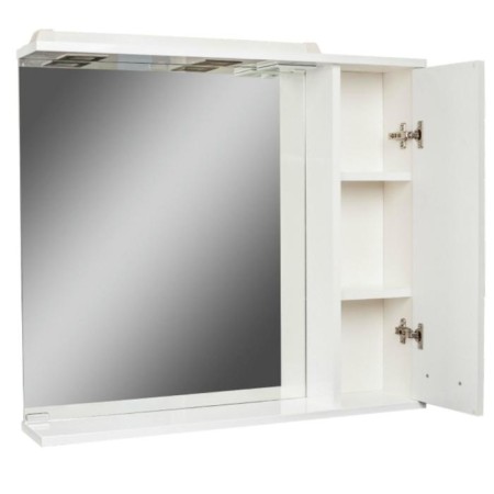 Domino Cube 75 Bathroom Mirror, with backlight, right-1