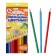 Pencils colored 12 colors, wooden, triangular body, in a cardboard box