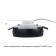 Point built-in lamp Arte Lamp Heze A6665PL-1BK, GU10, 50 W, 9.8x9.8x3.2 cm, black, white