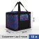 Tarmosumka with zipper, 13 l, blue color