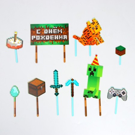 Decoration for the cake "Happy Birthday", game-2