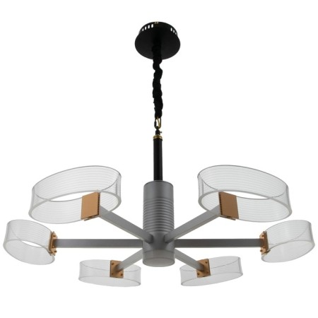 Chandelier 1698/6 LED 124W 3000-6000K silver 71x71x50 cm Bayerlux