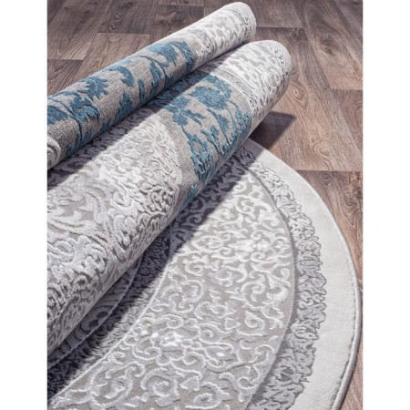 Oval Carbon Karmen Hali Quantum, size 78x150 cm, color Grey/Grey-1