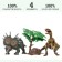 Set of figures "World of dinosaurs", 4 figures