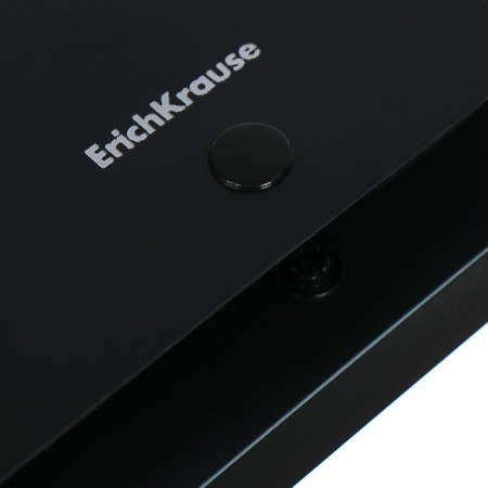 Folder folder, 260 x 138 mm (Travel), 12 departments, 600 μm, Erichkrause "Matt Classic", on the button, embossing "sand", black-3