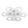 LED lamp 120W 8400LM 3000K-6500K, size 65x45x12 cm