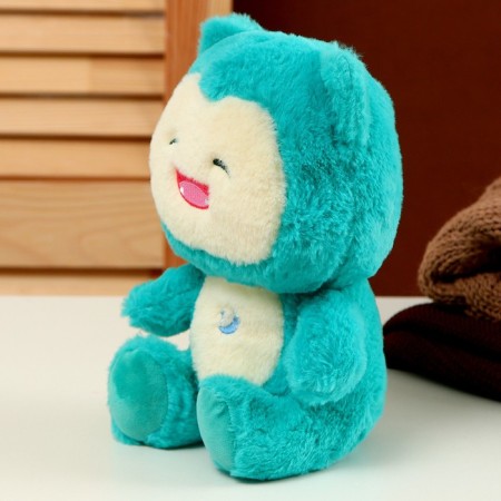 Soft toy "smile", 22 cm, turquoise color-1