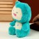 Soft toy "smile", 22 cm, turquoise color