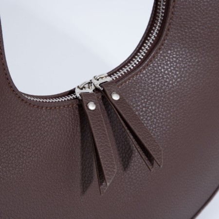 L-Craft Baget Baget with a zipper, brown color-3