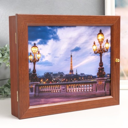 Key "Evening Paris" Walnut 24x29 cm-1