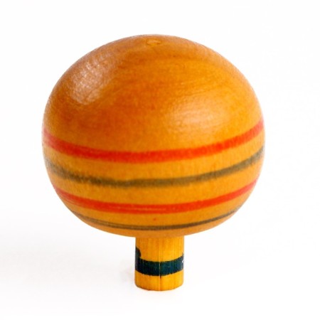 Wooden top "Robby" 2.7 × 2.7 × 2.4 cm-3